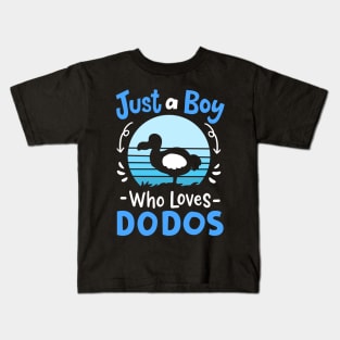 Dodo Bird Lover Retro Kids T-Shirt